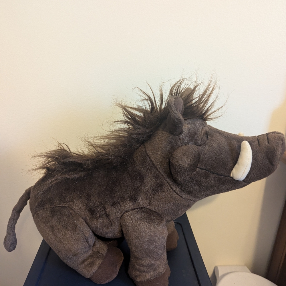 Build a Bear BAB Pumbaa Warthog Stuffed Animal Disney The Lion King 16"  2019